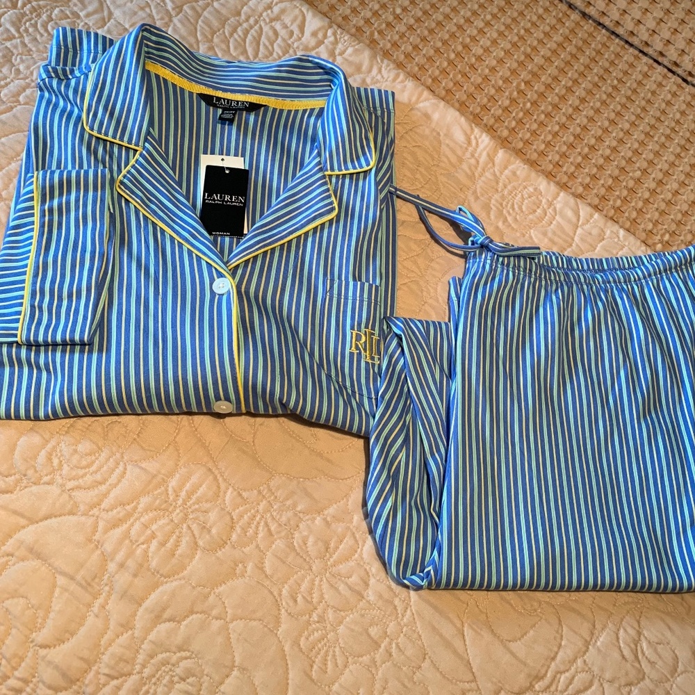 NWT  PLUS 2X Ralph Lauren Super soft  Cotton Blend PJ